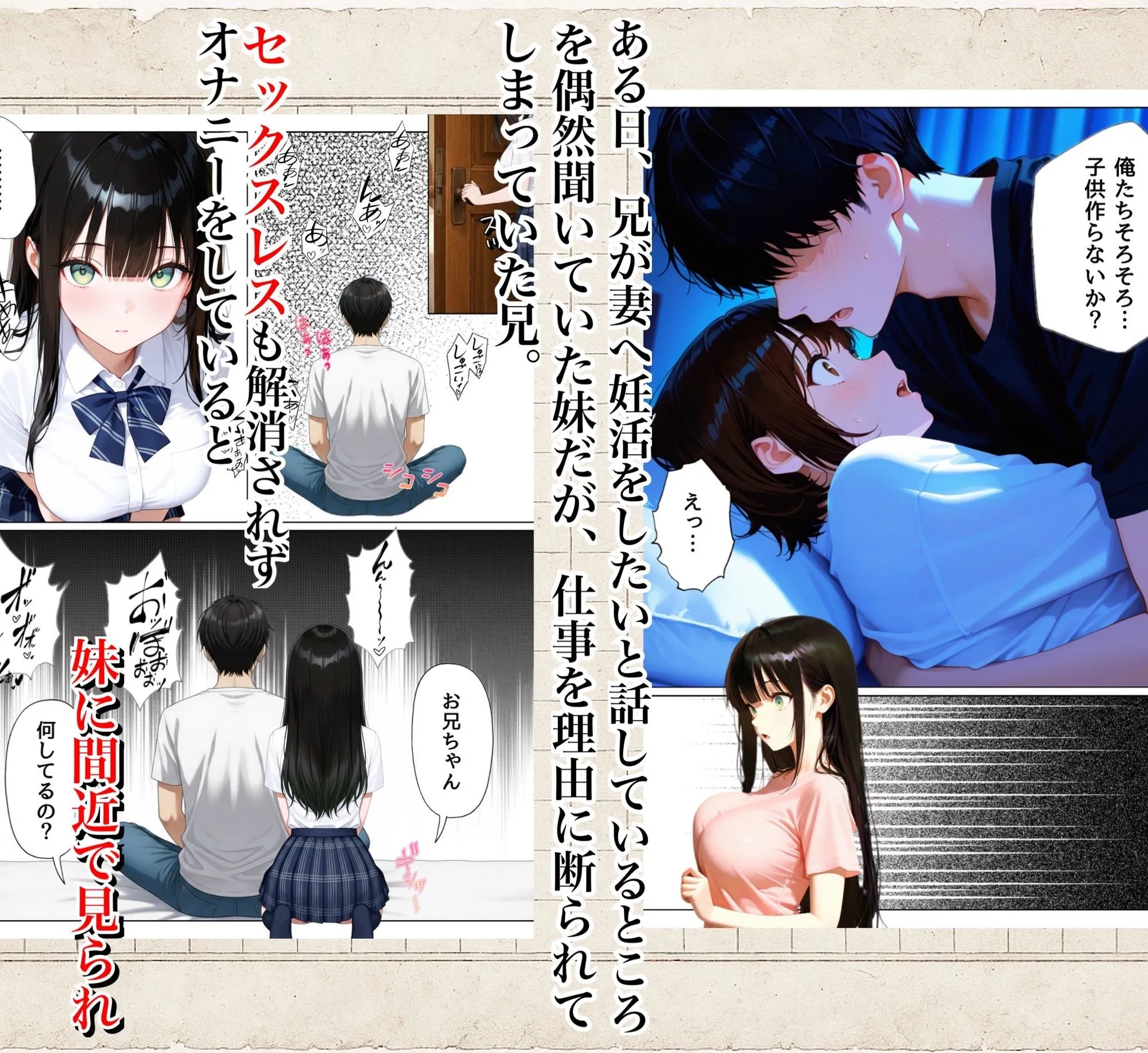 俺を好きすぎる妹がベロキス中出し懇願してくるので精液まみれにして孕ませてしまった話 画像3