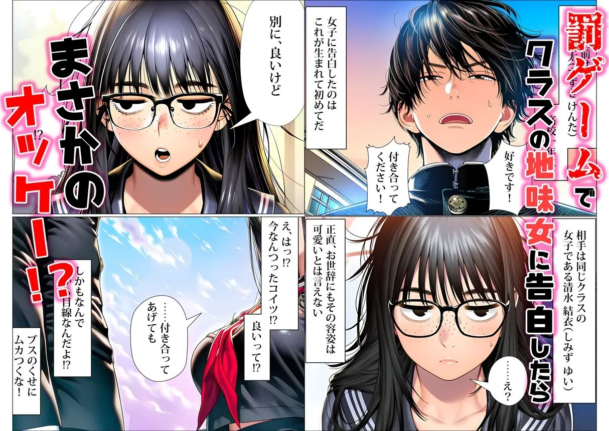 罰ゲームで地味ブスに告白したら、孕ませちゃって結婚することになった 画像1