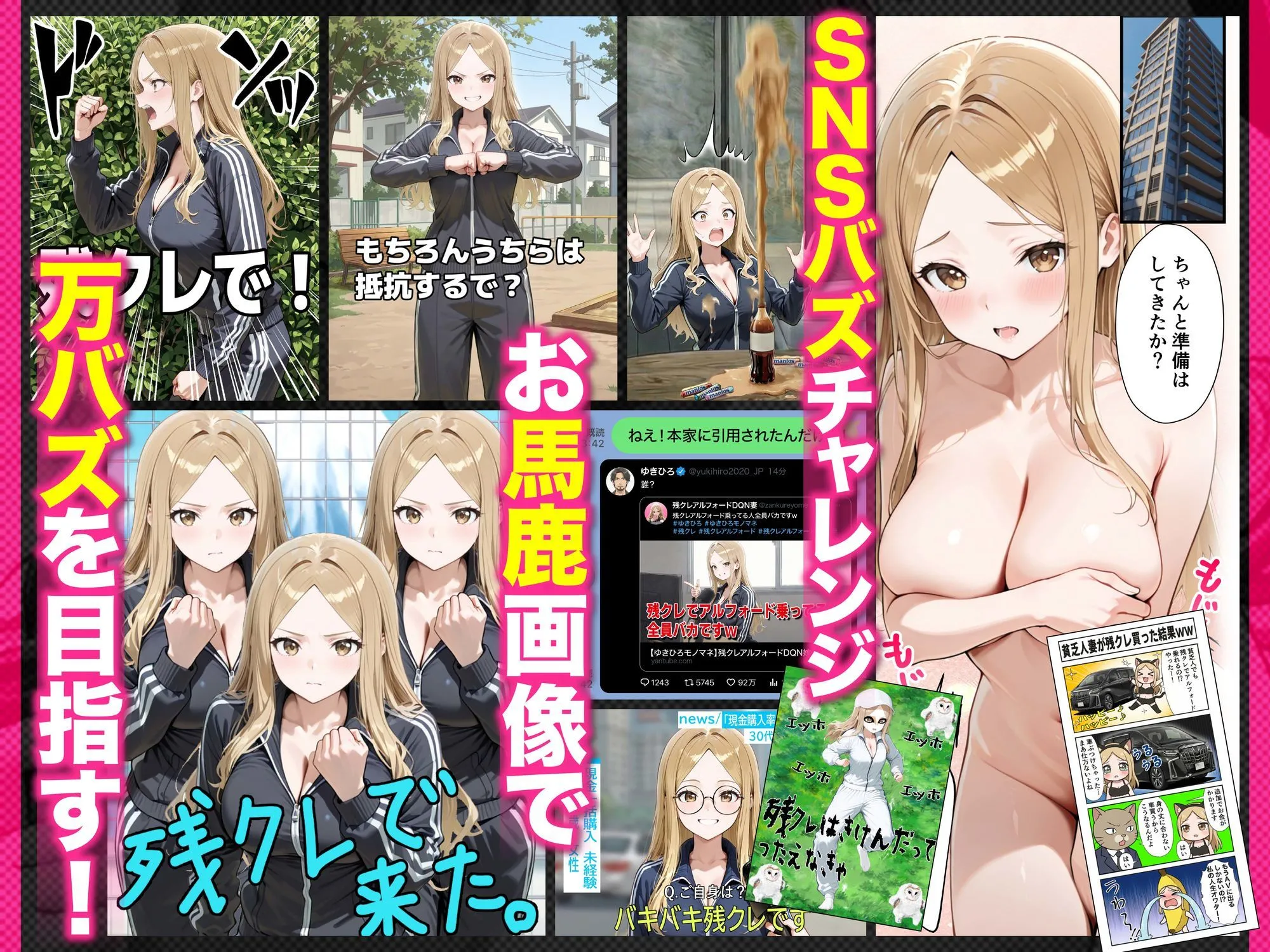 残クレアルフォード元ヤン人妻(32歳3人子持ちママ)NTR PART3(SNSバズチャレンジ編) 画像7